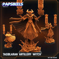 Tagbilaran Artillery Witch by Papsikels Miniature, 35mm Miniature, 28/32mm Heroic Scale, War Gaming, Proxy, Trench Crusade, Tabletop gaming