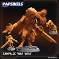 Sampaloc War Wolf by Papsikels Miniature, 60mm Miniature, 32mm Heroic Scale, War Gaming, Proxy, Trench Crusade, Tabletop gaming