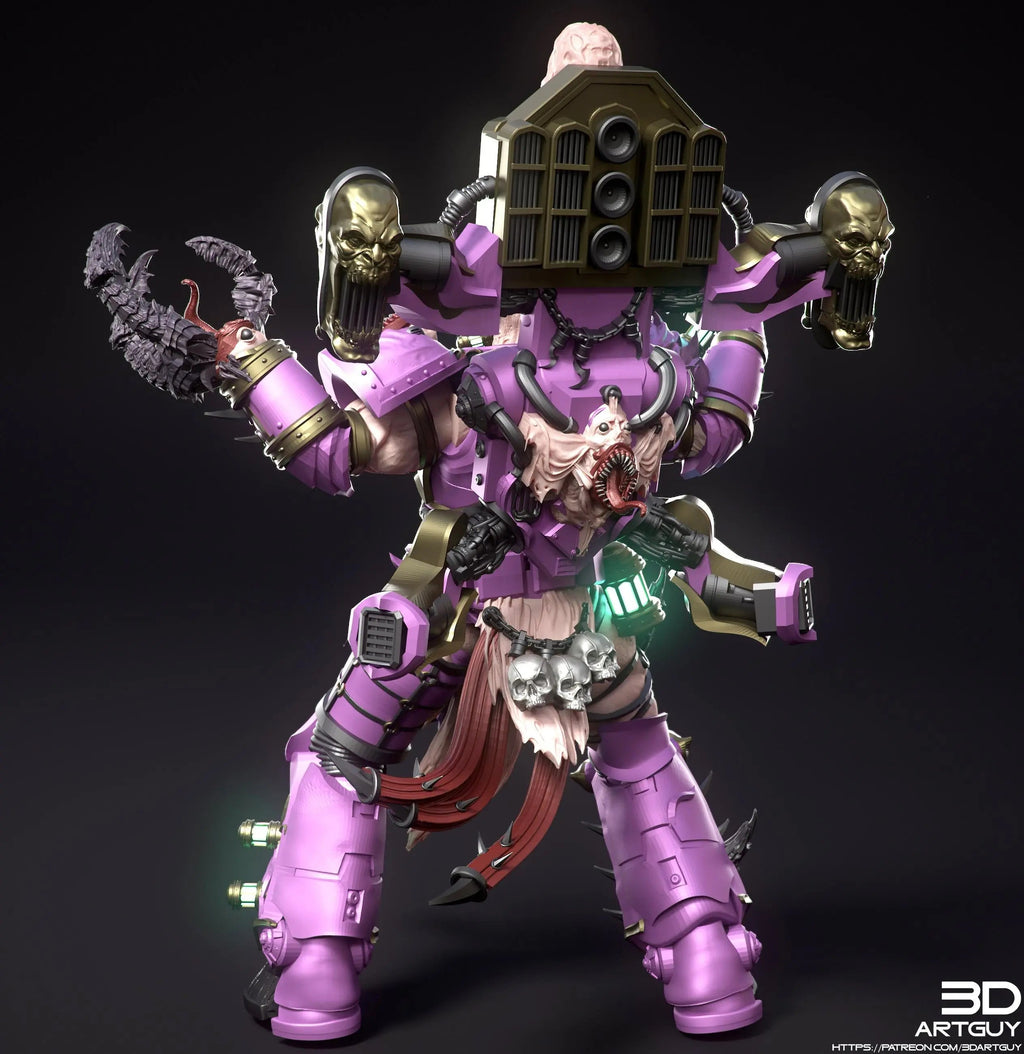 Noisy Junkie by 3DArtGuy 32mm scale, 50mm or 100mm