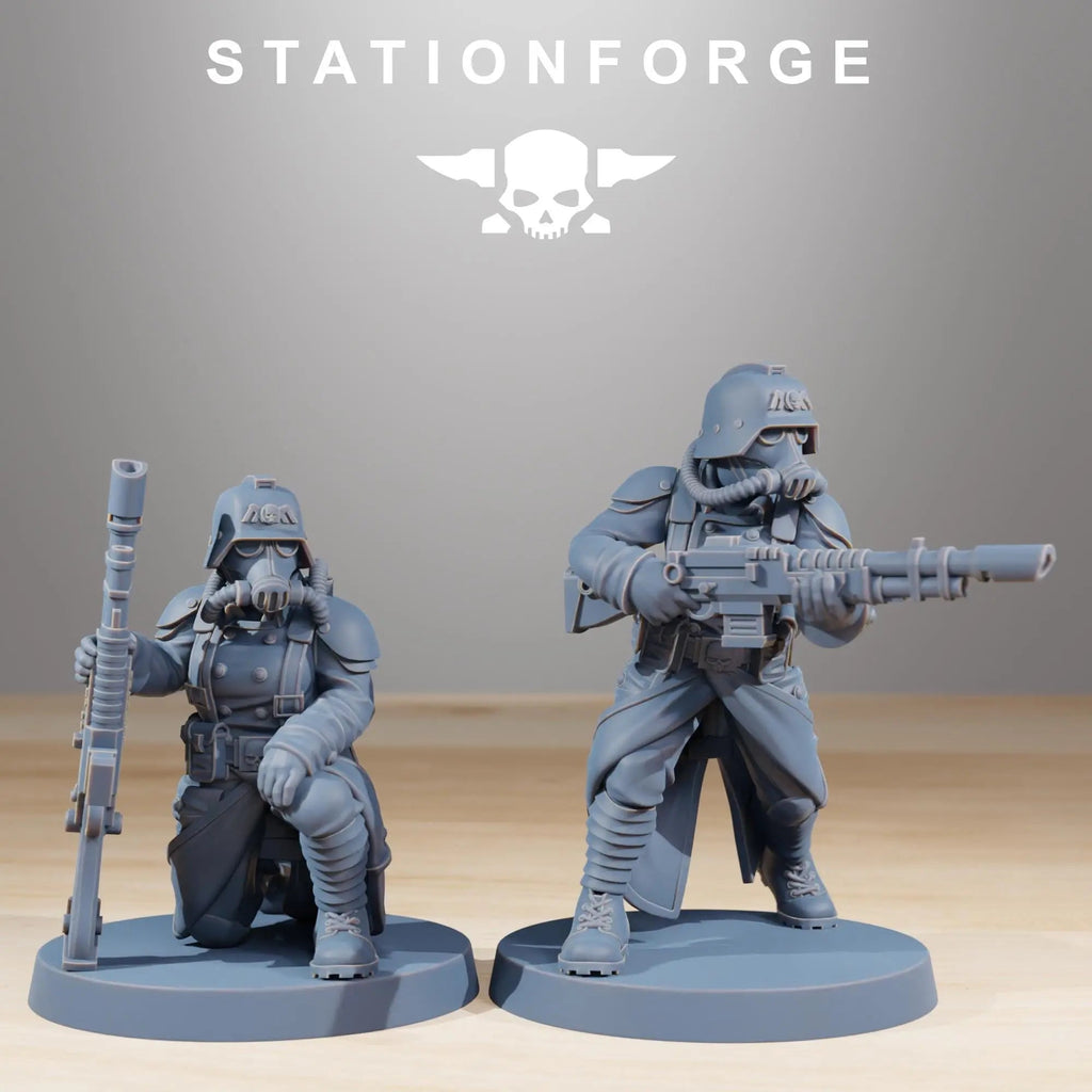 Grim Guard Sister of War by Station Forge – Resin Printed Grimdark Squad (28/32mm)