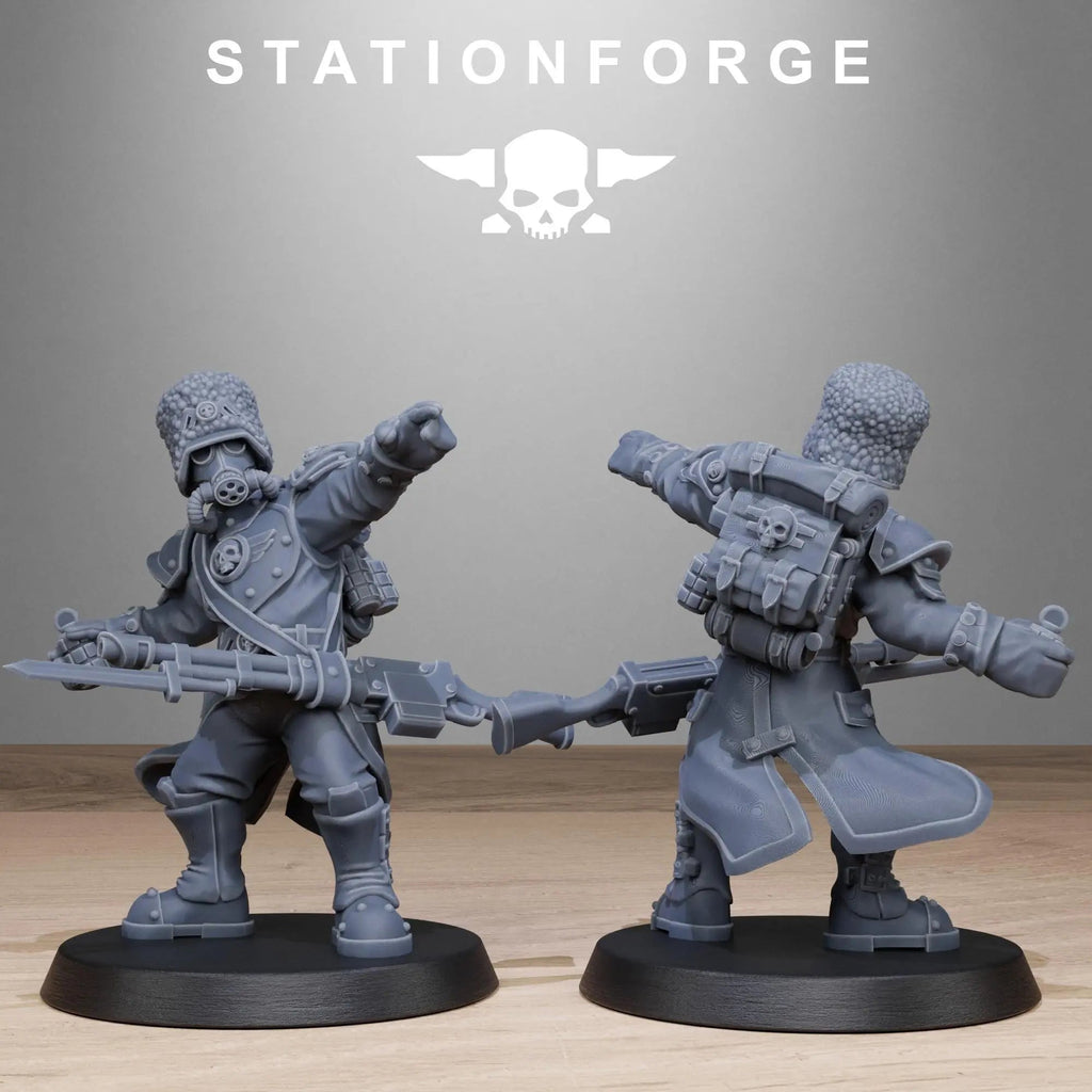 Grim Guard Royals by Station Forge 28/32mm Heroic Scale Miniature, 32mm tall, 10 Units