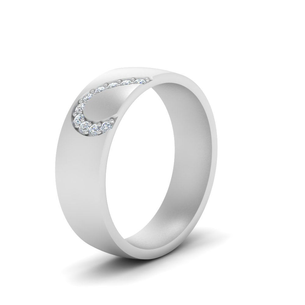 Mens Anniversary Band With Diamonds