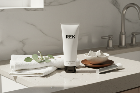 Micro-Derm Cleanser – Exfoliating & Renewing | REK Cosmetics