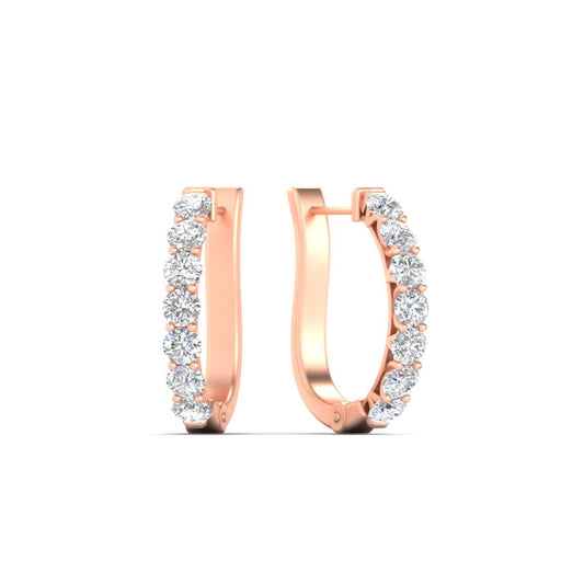 Modern Huggie Hoop Earrings