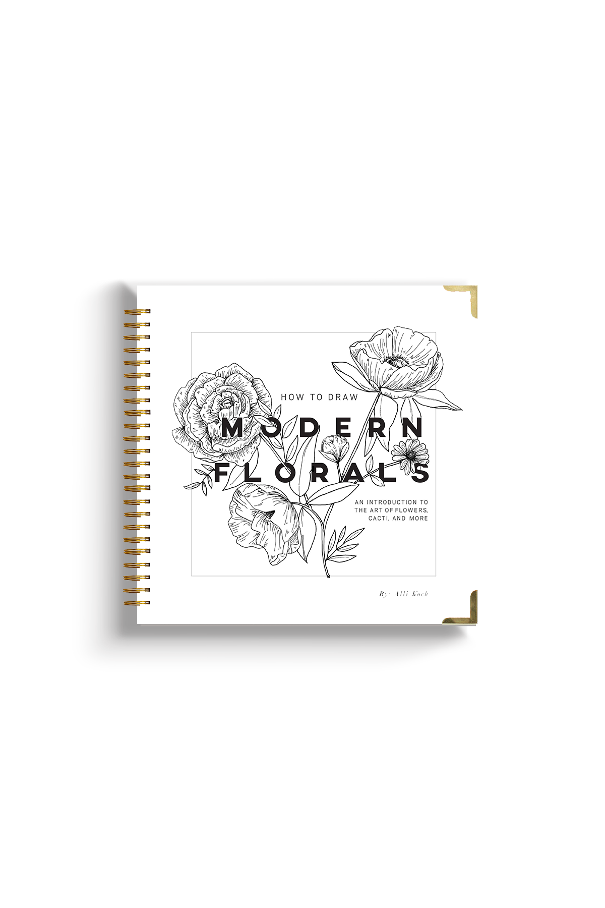 How To Draw Modern Florals (Spiral Bound)