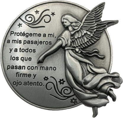 Guardian Angel Car Visor Clip - Metal Auto Accessory Gift for New Drivers