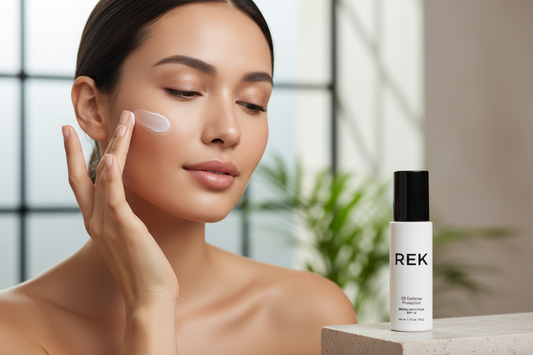 Oil Defense Protection – Oil-Free Hydrating SPF Moisturizer | REK Cosmetics