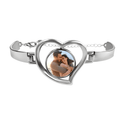 Custom Photo Heart Bracelet – Personalised Picture Bangle