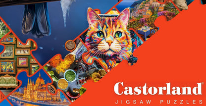4000 Piece Jigsaw Puzzle, Hallstatt, Austria, Mountain lake, Landscape, Alps, Adult Puzzle, Castorland C-400041-2