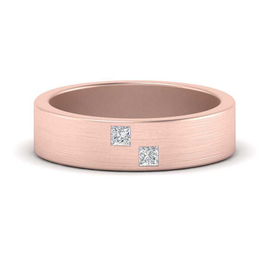 Princess Cut Brush Finish Band