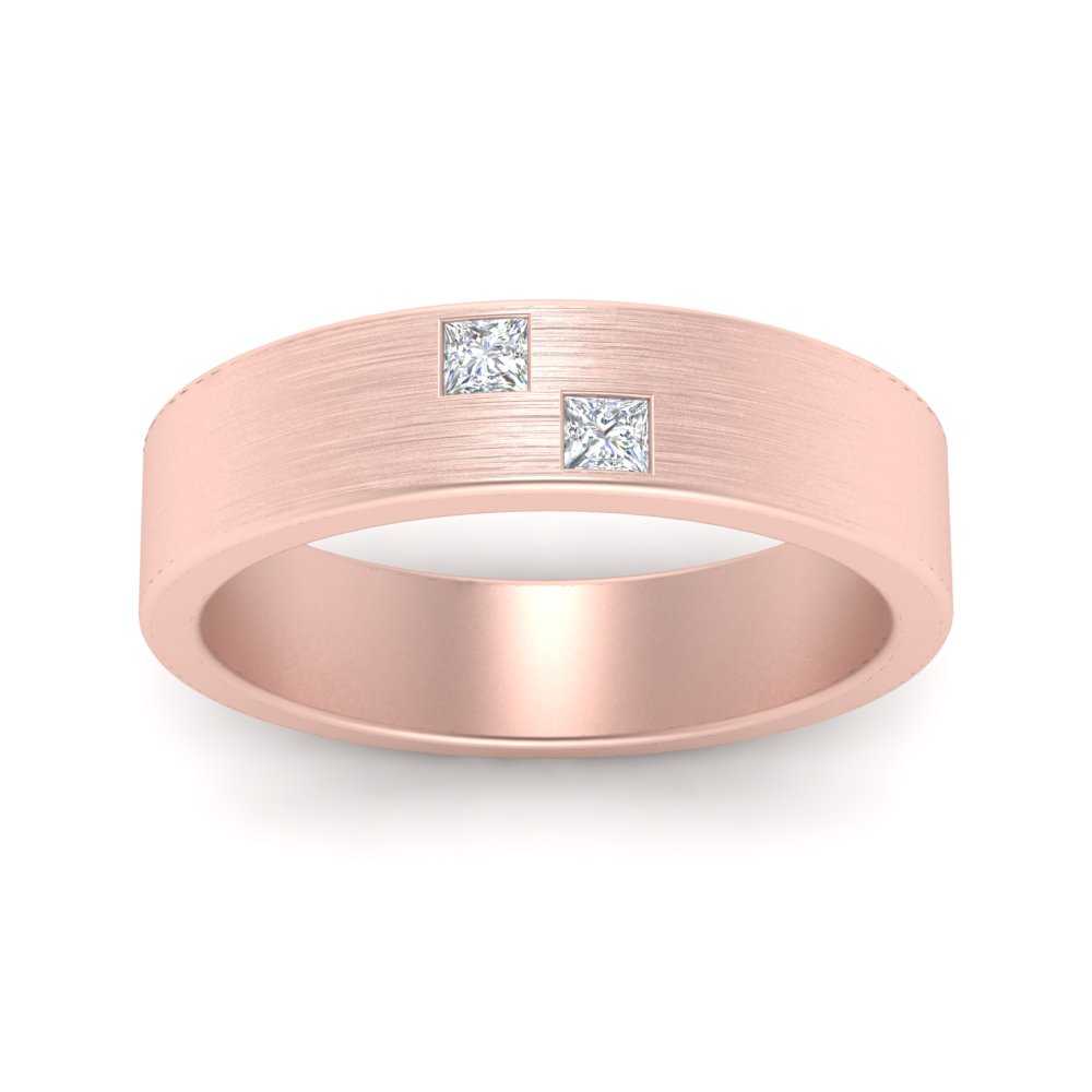 Princess Cut Brush Finish Band