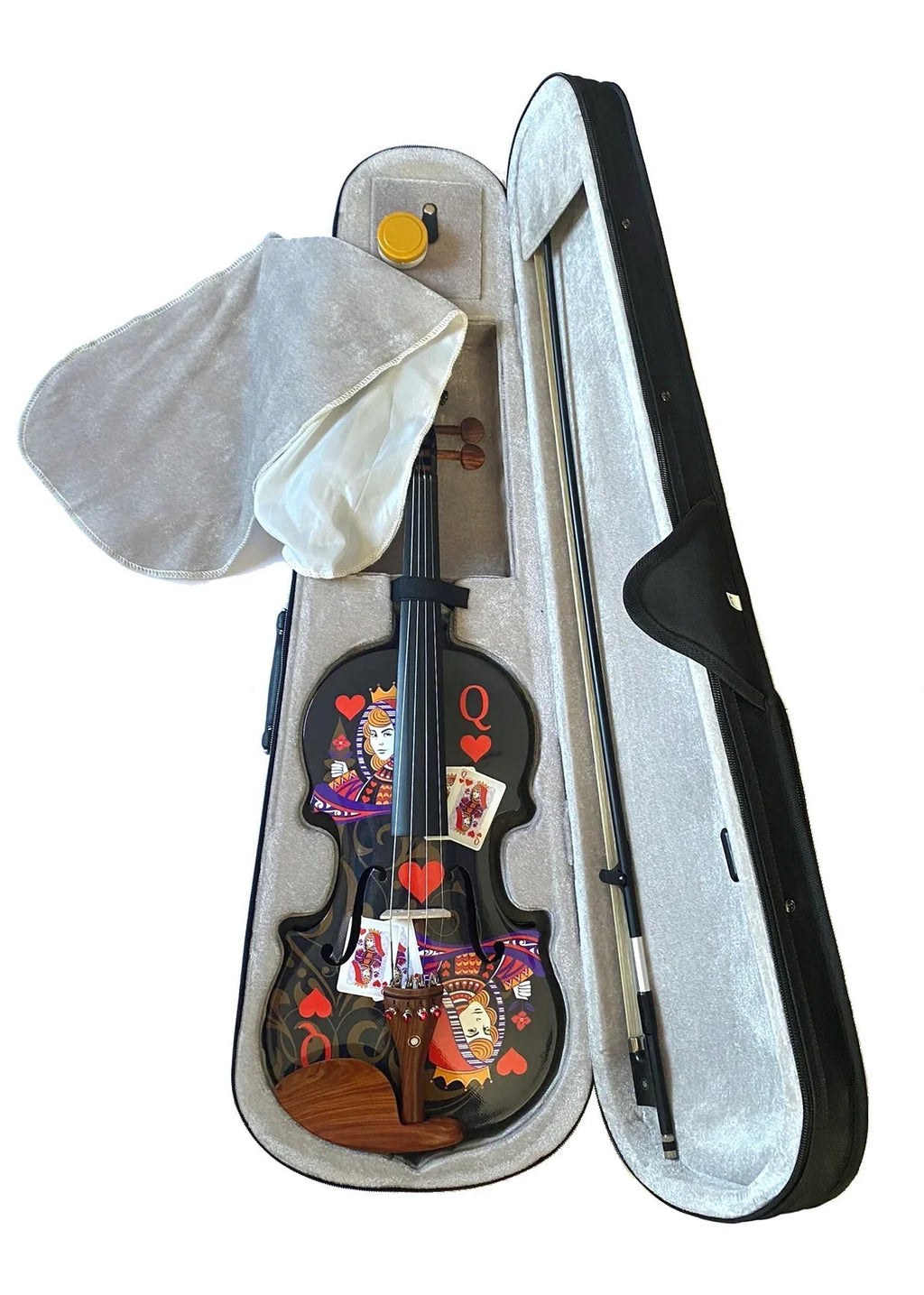 Queen of Hearts Black Violin Outfit