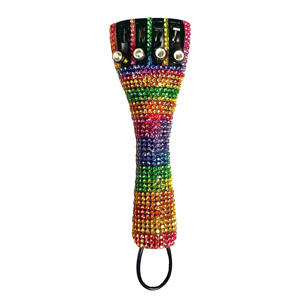 Rainbow Crystal Violin Tailpiece