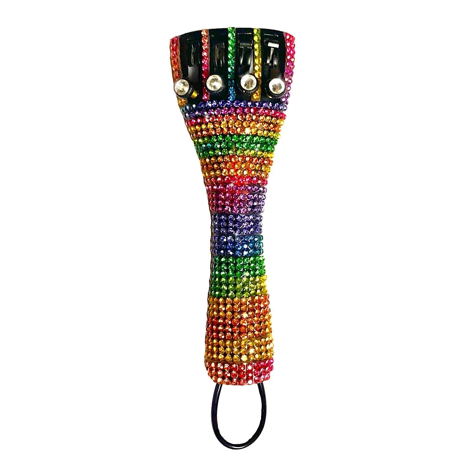 Rainbow Crystal Violin Tailpiece