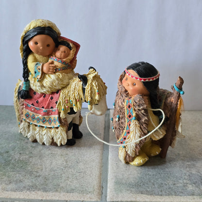 Enesco Friends of the Feather – “Chosen People” – 1996 Figurine Set (#188166)