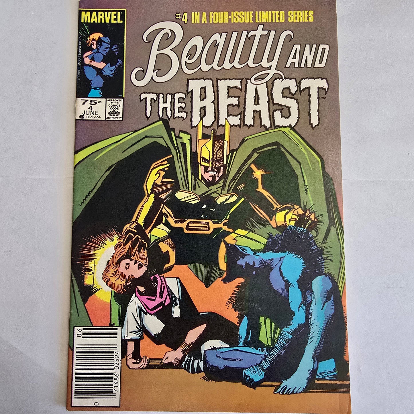 Beauty and the Beast #4 (1985) Marvel Limited Series Finale | Dazzler & Beast | VG/FN