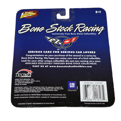 2007 Johnny Lightning Bone Stock Racing 2001 Chevy Corvette Z06 1:64