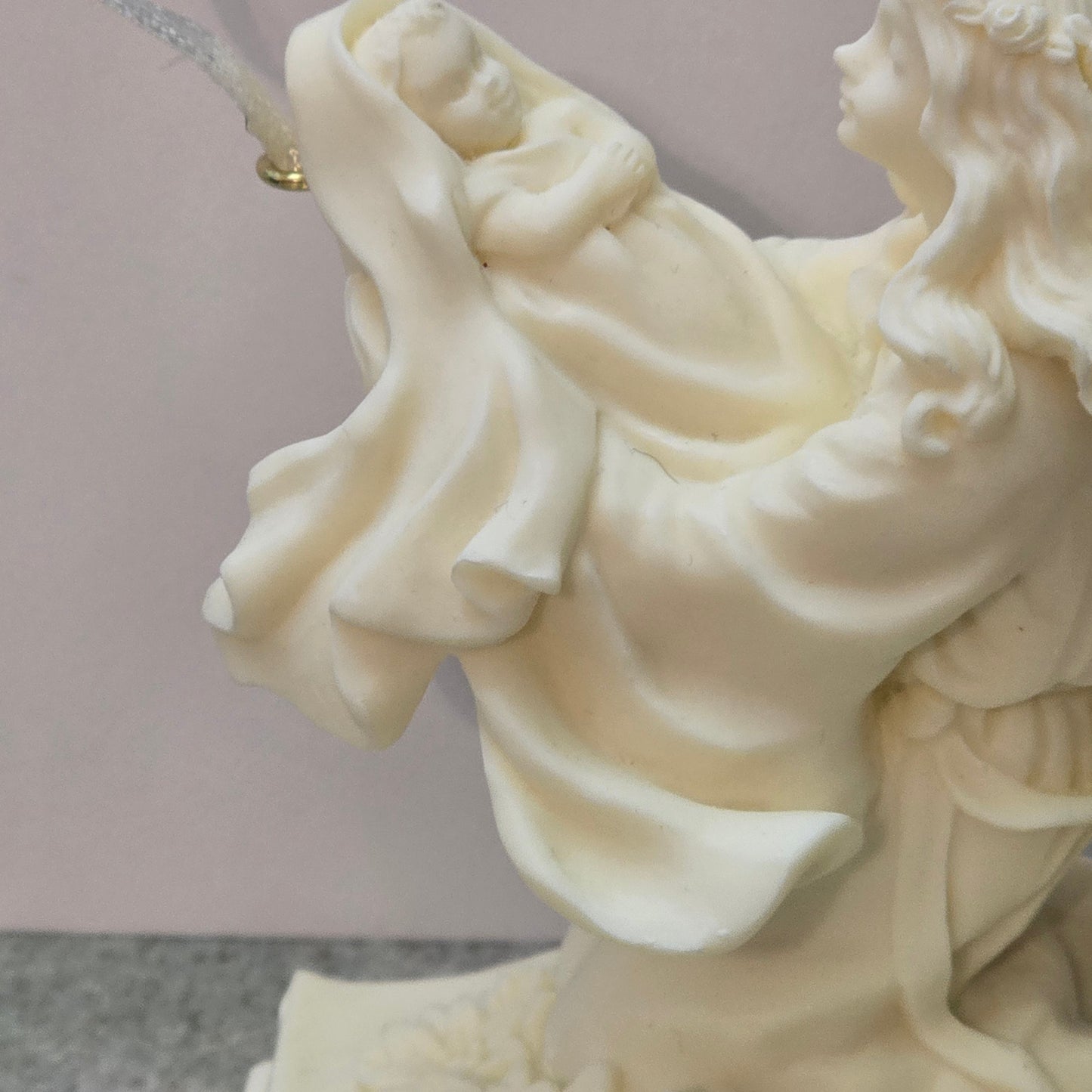 Roman Inc. Angel with Baby Jesus Ornament Figurine 2001 – Christmas Nativity – Hark the Herald Angels Sing