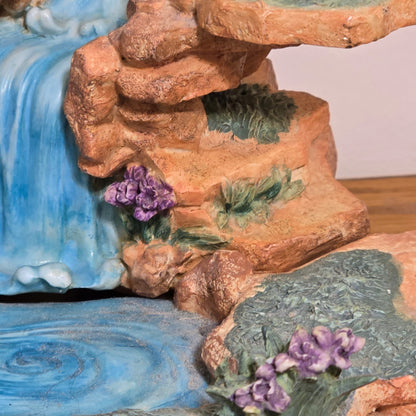 1998 Enesco Friends of the Feather Waterfall Figurine by Karen Hahn