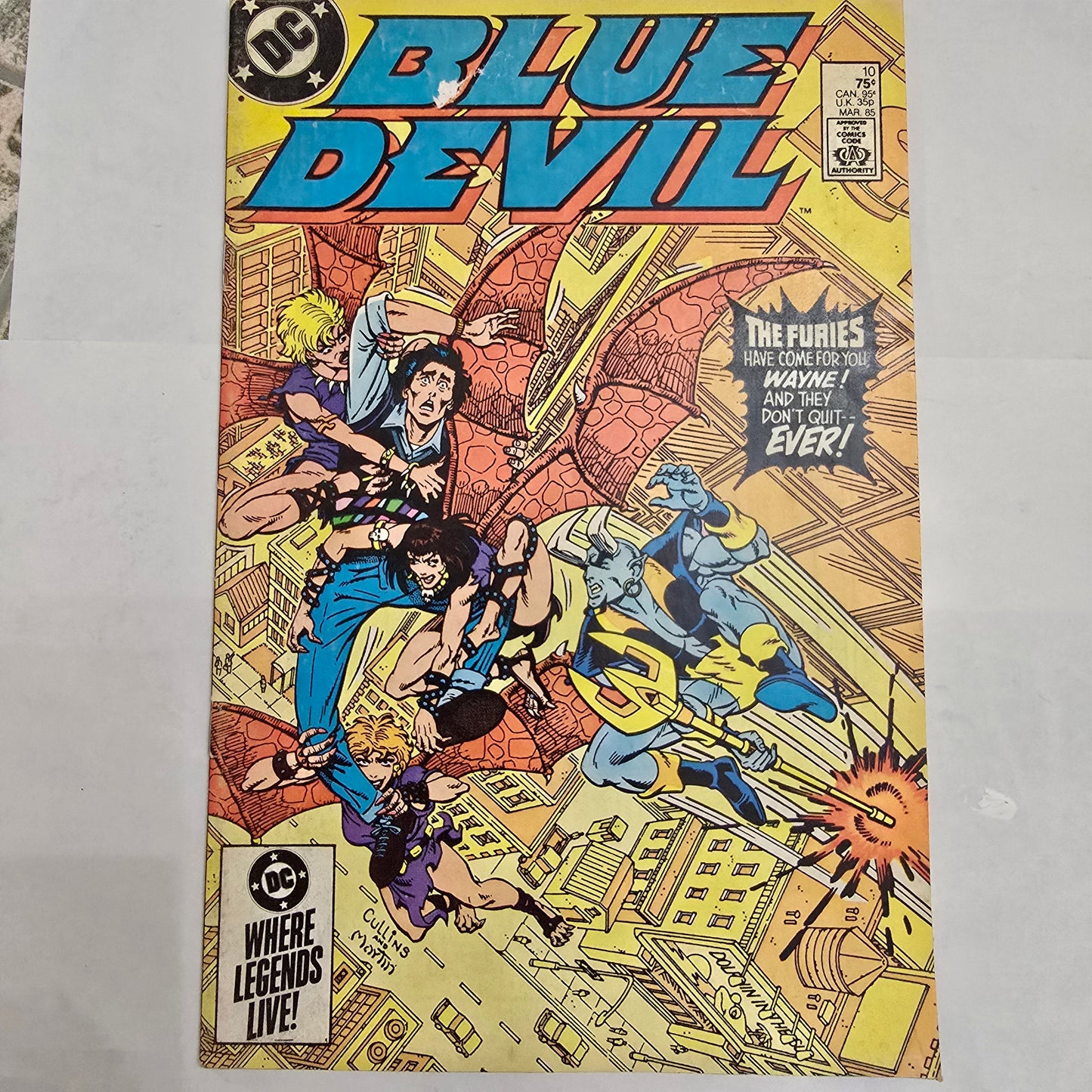 Blue Devil #10 (1985) DC Comics FN