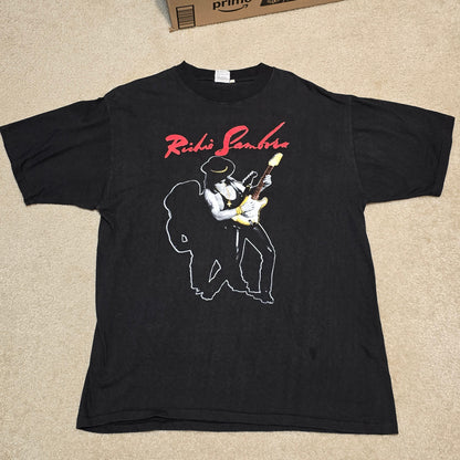 Vintage 1991 Richie Sambora Stranger Tour ’91 T-Shirt Made in France XL