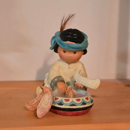 Friends of the Feather – “Canoe Be Five, Too?” – 1997 Enesco Figurine #326437
