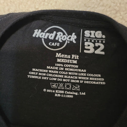Hard Rock Cafe x KISS Signature Series 32 Amsterdam T-Shirt Medium NWT 2014