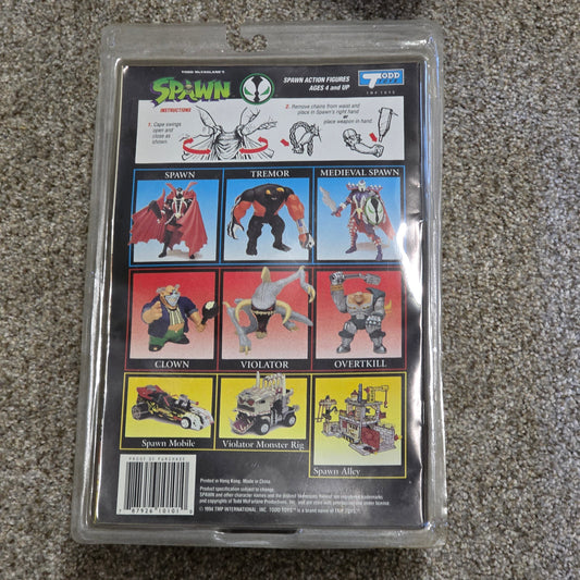 Vintage Spawn Action Figure 1994 McFarlane Toys w Comic Sealed MOC Clear Blister