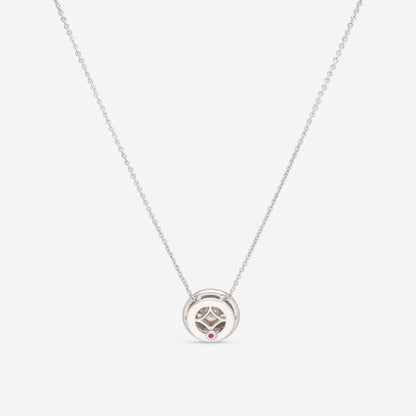 Roberto Coin 18K White & Yellow Siena Diamond Dot Large Pendant Necklace 111479AVCHX0
