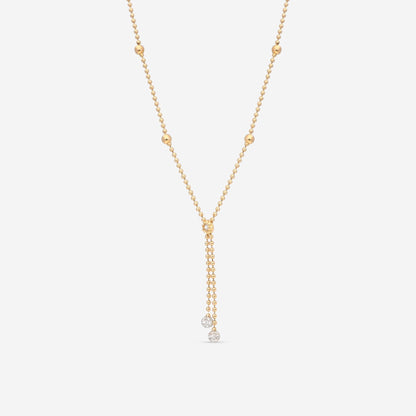 Roberto Coin 18K Yellow & White Gold Diamond Lariat Necklace 7773117AJCHX