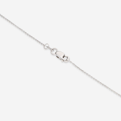 Roberto Coin Tiny Treasures 18K White Gold Star Burst Pendant Necklace 002127AWCHX0