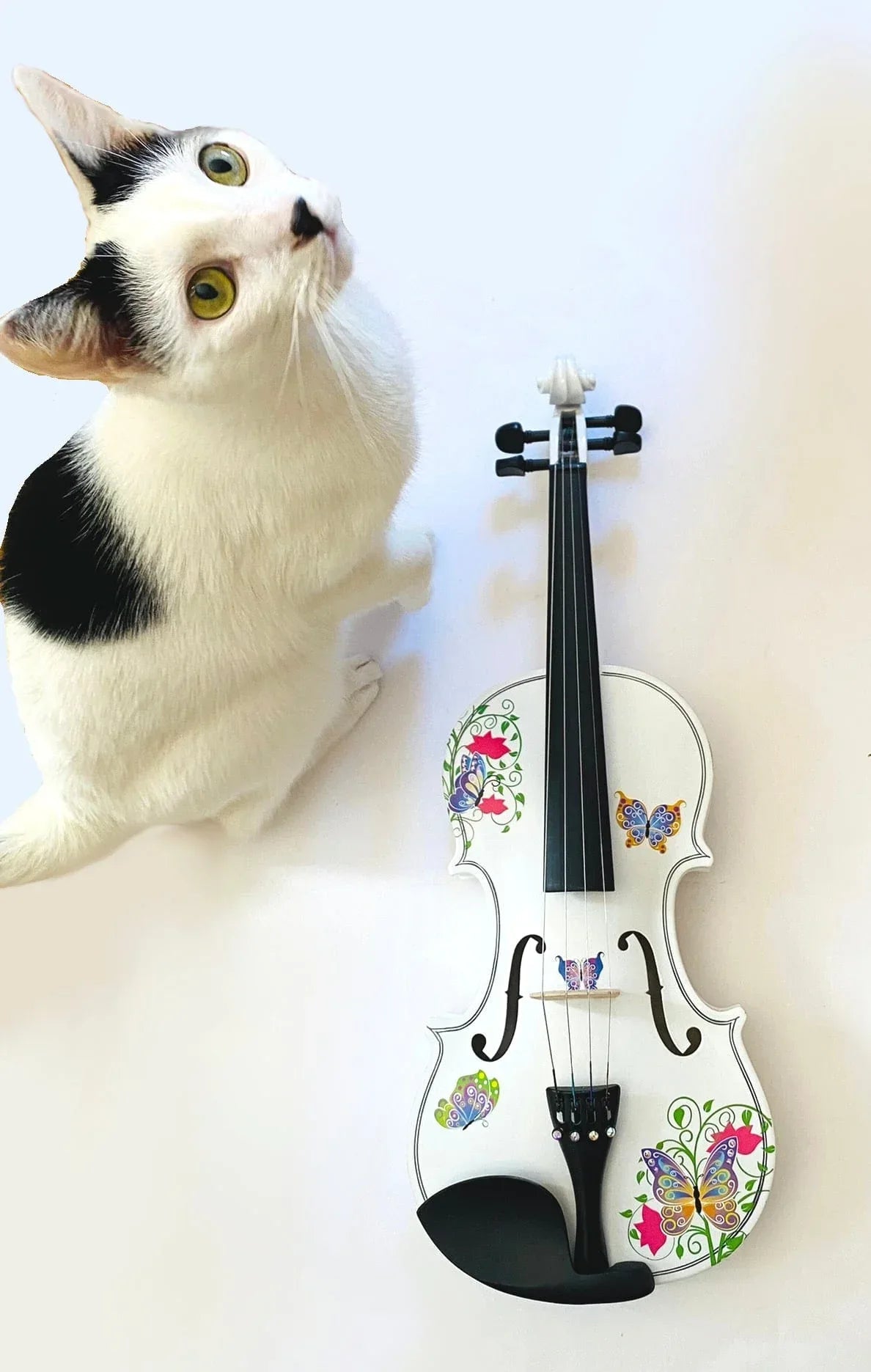 Butterfly BLING II White Violin Outfit