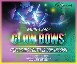 Rozanna's Glow Bow Multi Color 8 Light Effects