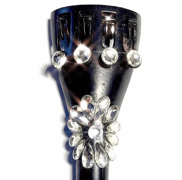 Rozanna Crystalline Flower Violin Tailpiece