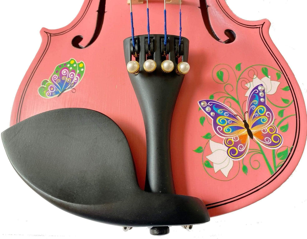 Rozanna's Violins Butterfly Dream II Pink Glitter Violin Outfit