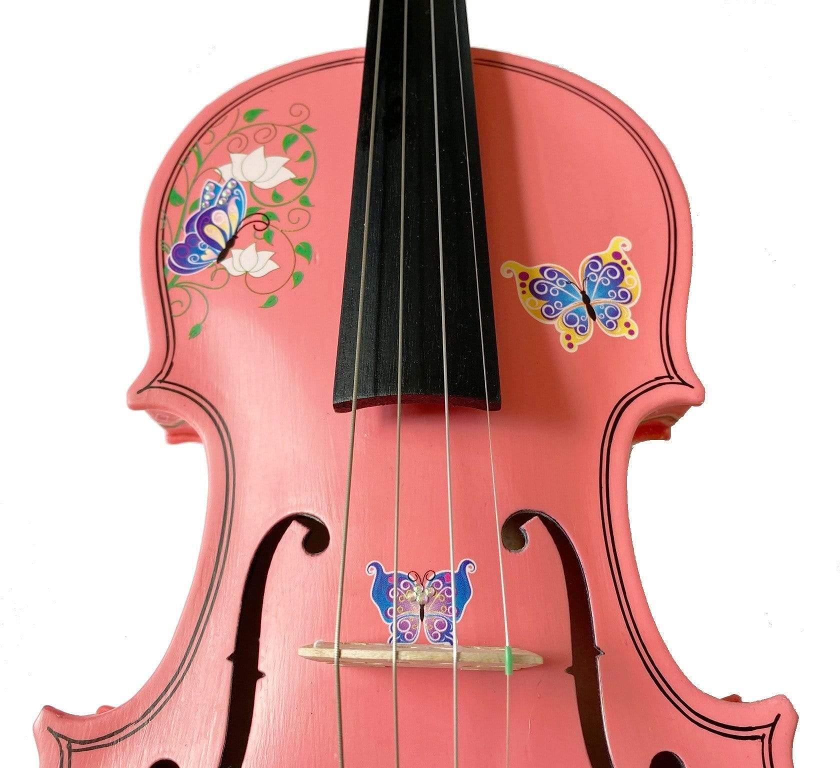 Rozanna's Violins Butterfly Dream II Pink Glitter Violin Outfit