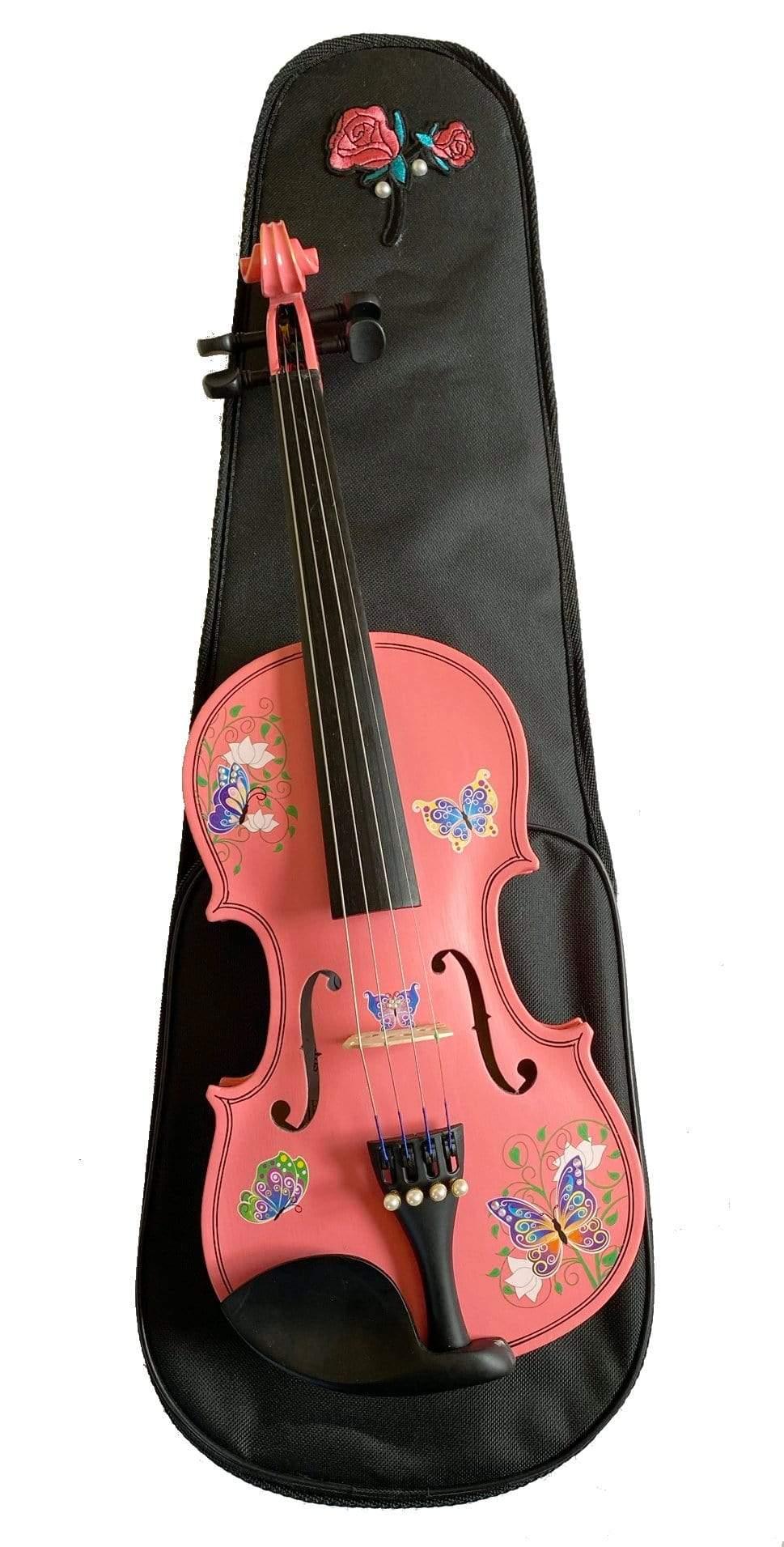Rozanna's Violins Butterfly Dream II Pink Glitter Violin Outfit