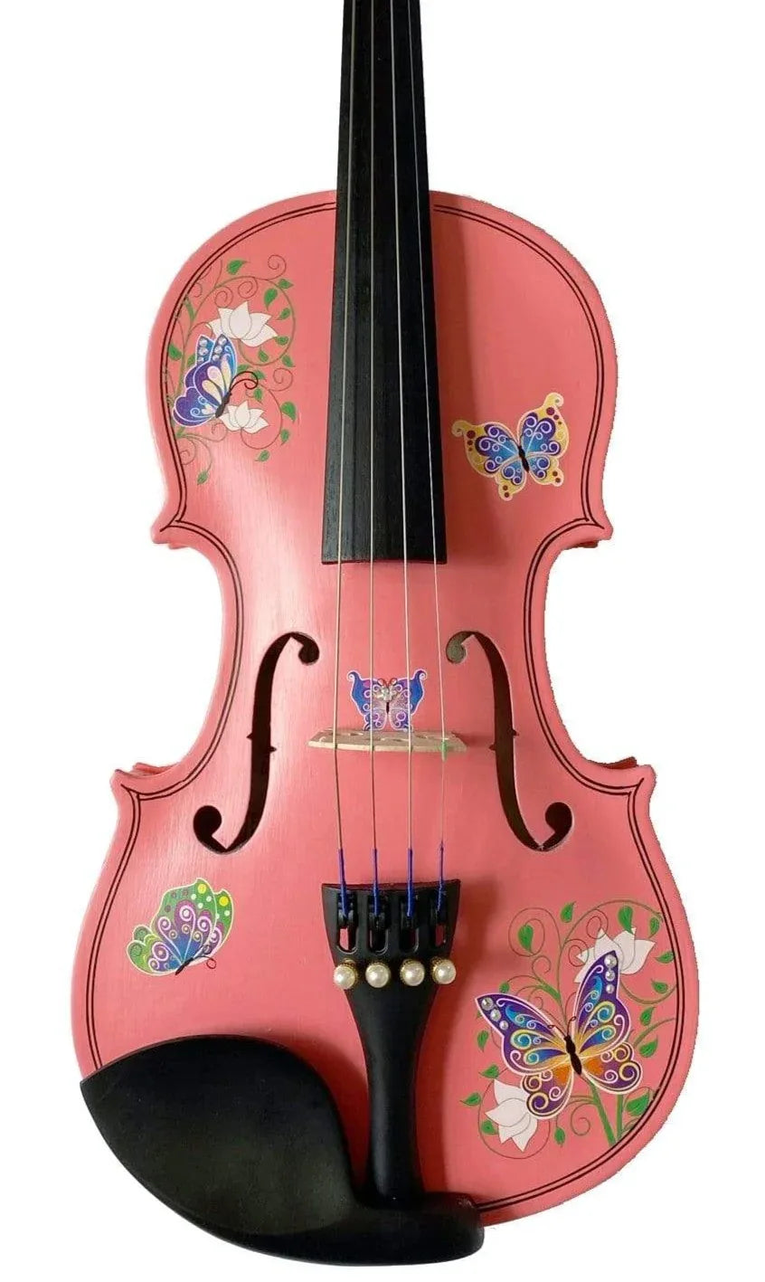 Rozanna's Violins Butterfly Dream II Pink Glitter Violin Outfit