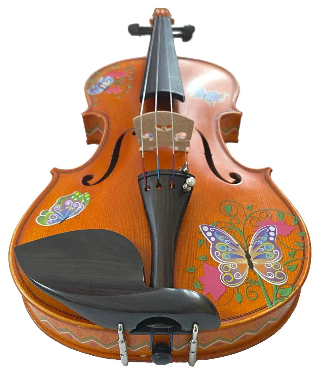 Rozanna's Violins Butterfly Dream II Violin, Ornate sides