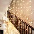 300 LED 9ft x 9ft Twinkling Curtain Lights Plug in
