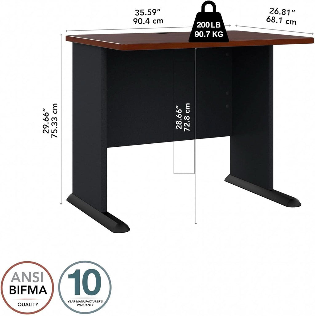Series A 36W Desk Hansen Cherry Galaxy Home Office