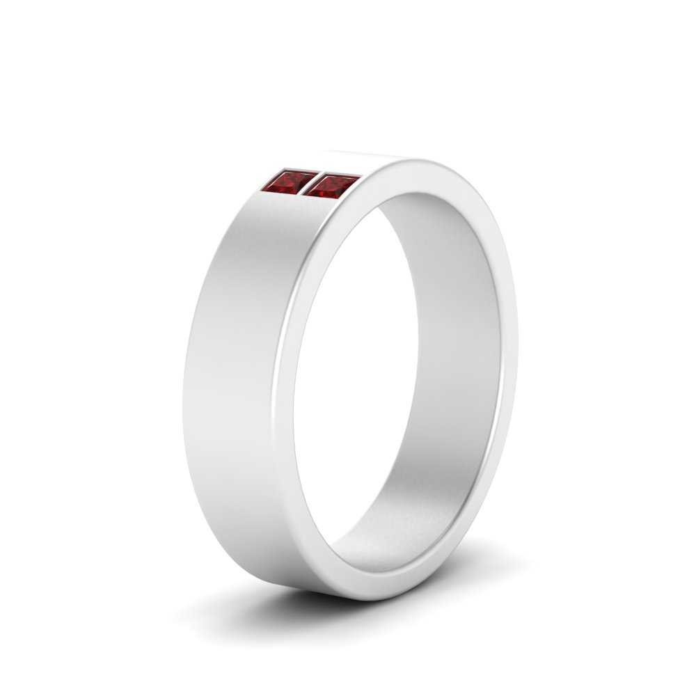 Square Diamond Mens Band