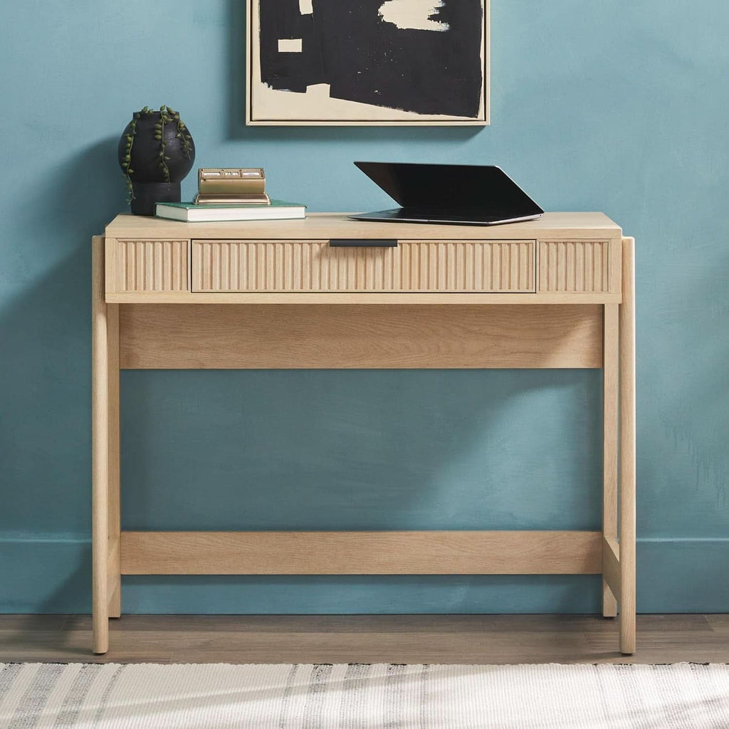 Transitional Lift-Top Desk With Storage And Adjustable Height
