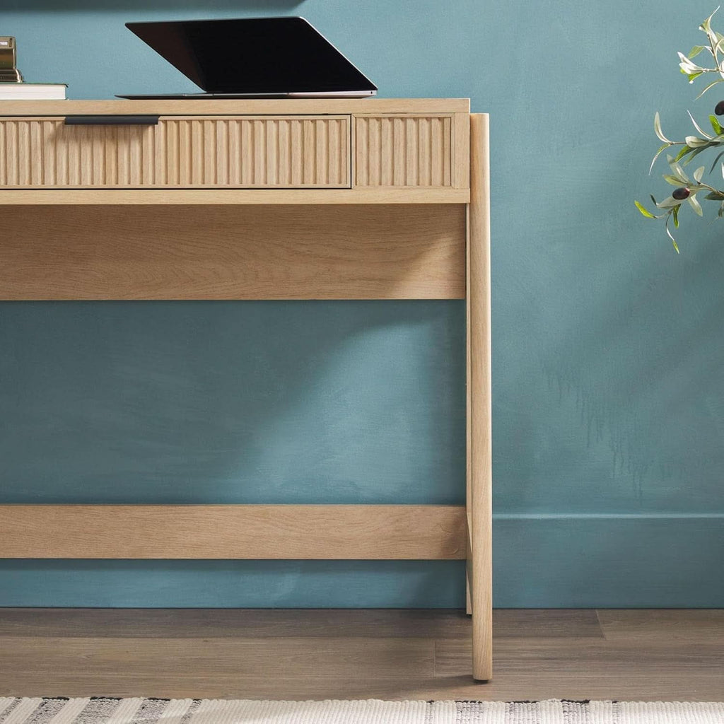 Transitional Lift-Top Desk With Storage And Adjustable Height