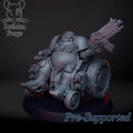 Super Left Hero by Ratman Forge, 28/32mm scale miniature, 54x43mm