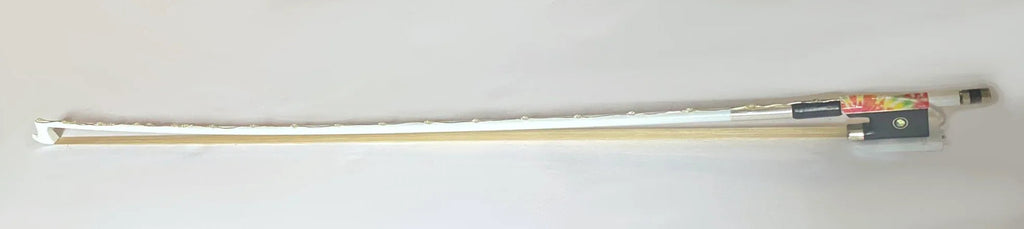 Rozanna's Glow Bow Angel White Carbon Fiber Violin Bow