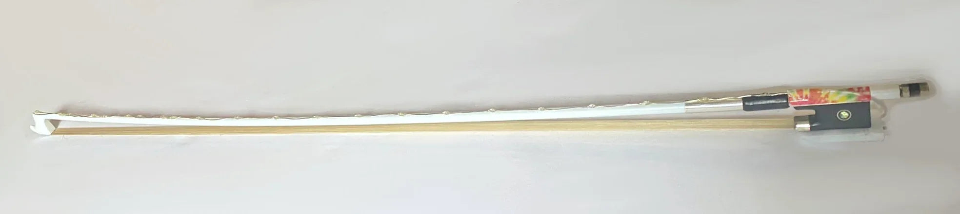 Rozanna's Glow Bow Angel White Carbon Fiber Violin Bow